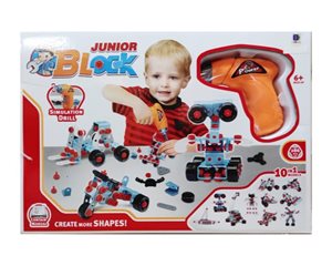 משחק הרכבה עם מברגה.