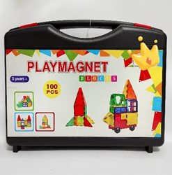 מזוודת מגנט 100 חלקים